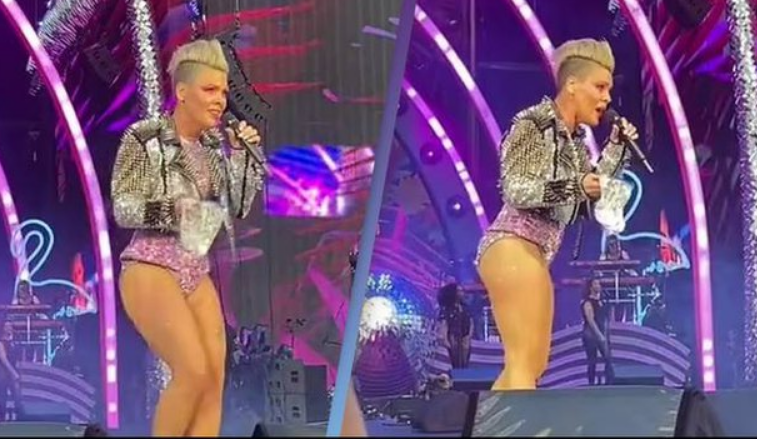 VIDEO/ Fansja shokon këngëtaren Pink, i hedh në skenë hirin e nënës së vdekur