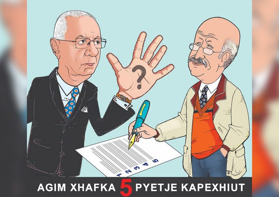 Pesë pyetje për Bujar Kapexhiun