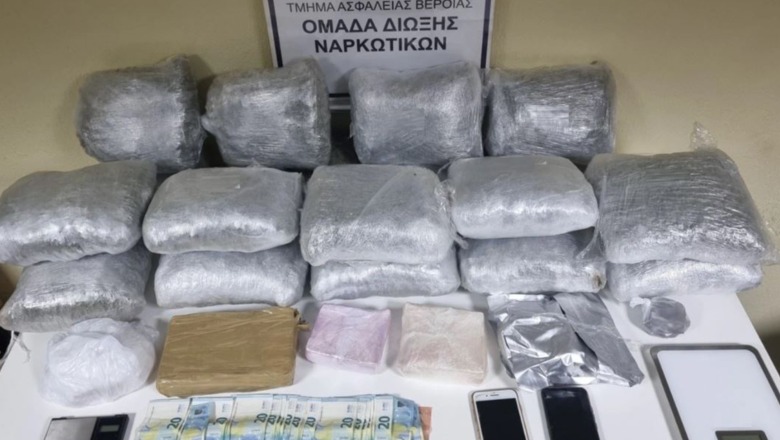 Shqiptari kapet me 42 kg marijuanë në Qipro