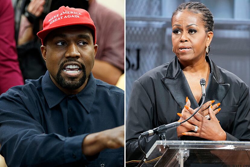 “Një treshe me Michelle Obama-n”, Kanye West kritika në rrjet