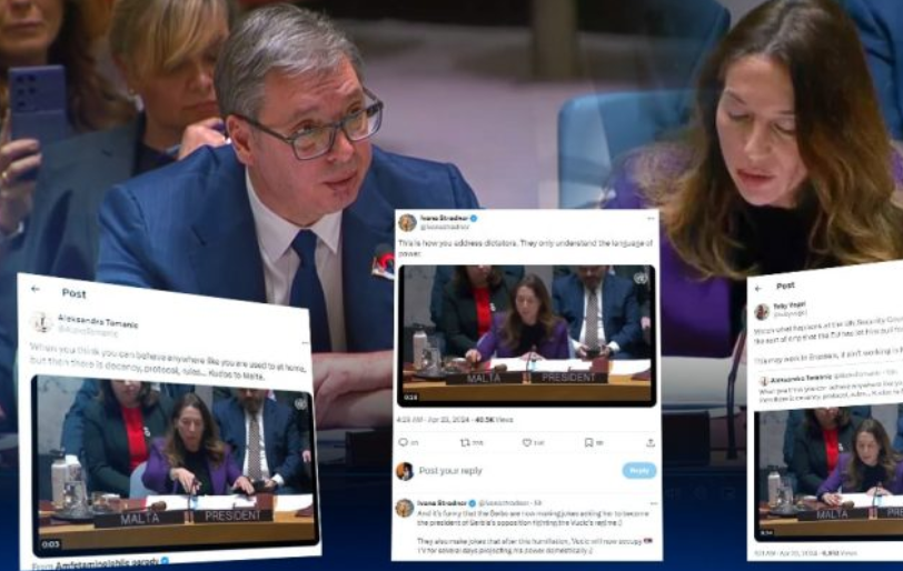 Kritikoi ashpër Vuçiçin në mbledhjen e OKB për Kosovën, kryetarja e Maltës merr reagime mbështetëse