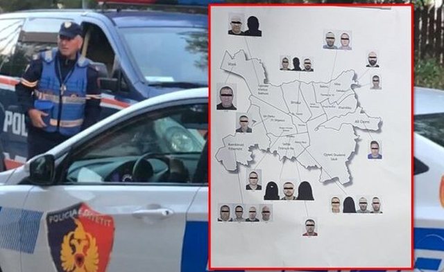 Operacioni antidrogë në Tiranë, publikohen emrat e 25 të arrestuarëve. Pjesë e grupit të Sulejmanit