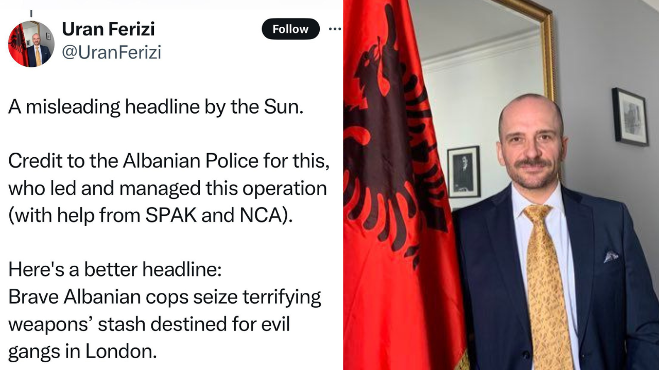 Ambasadori shqiptar kritikon ‘The Sun’: Titull mashtrues