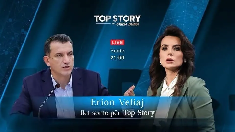 Live nga burgu, Erion Veliaj flet sonte ne Top Story