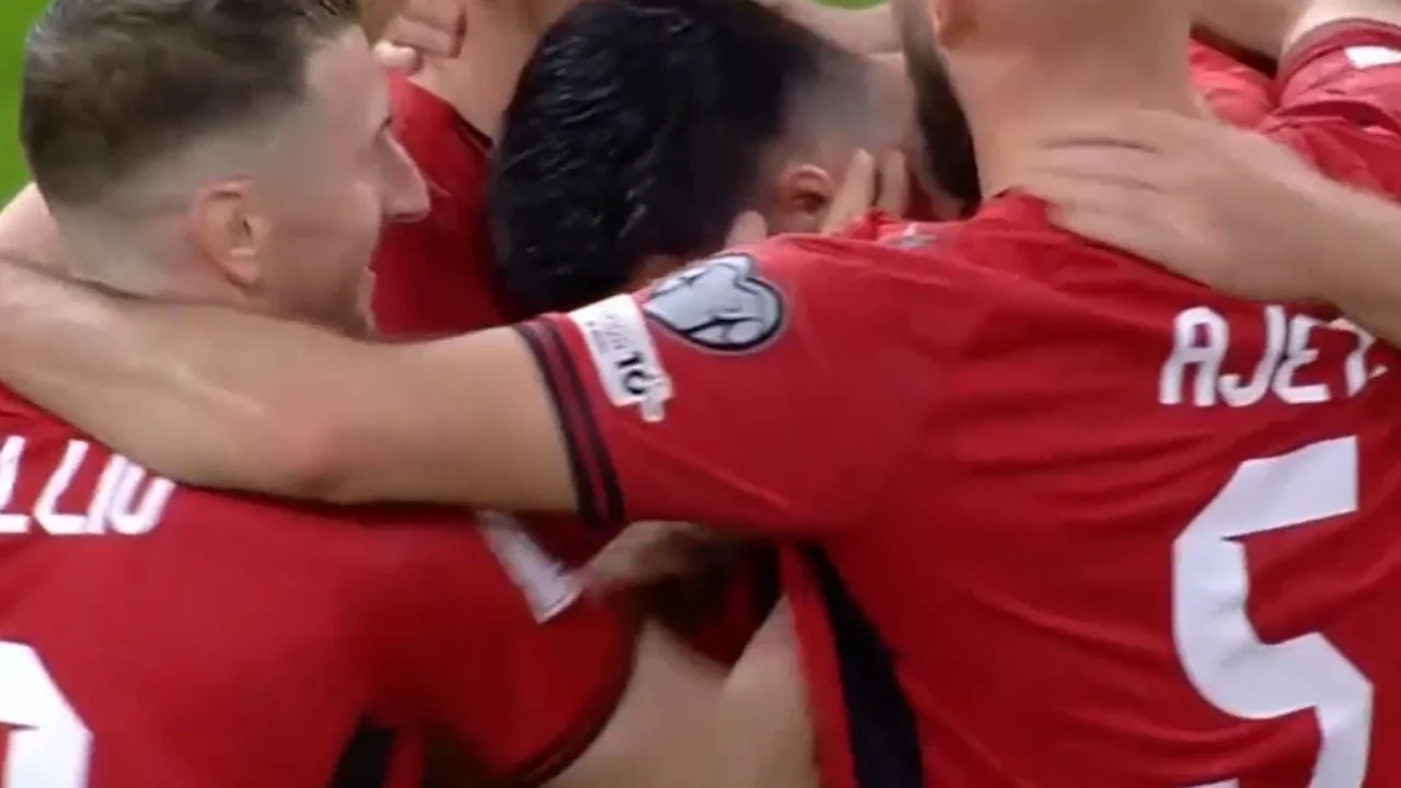 Shqipëri-Andora/ 2-0 në pak minuta, Manaj shënon sërish