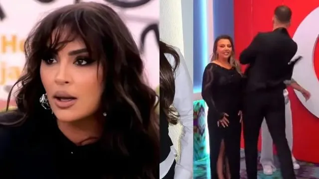 VIDEO/ Reagimi i çuditshëm i Rozana Radit kur Jozi goditi Gjestin
