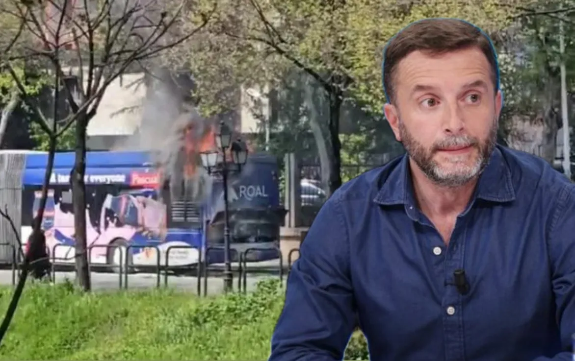 Autobusi mori flakë/ Reagon Braçe: Për në kosh plehrash