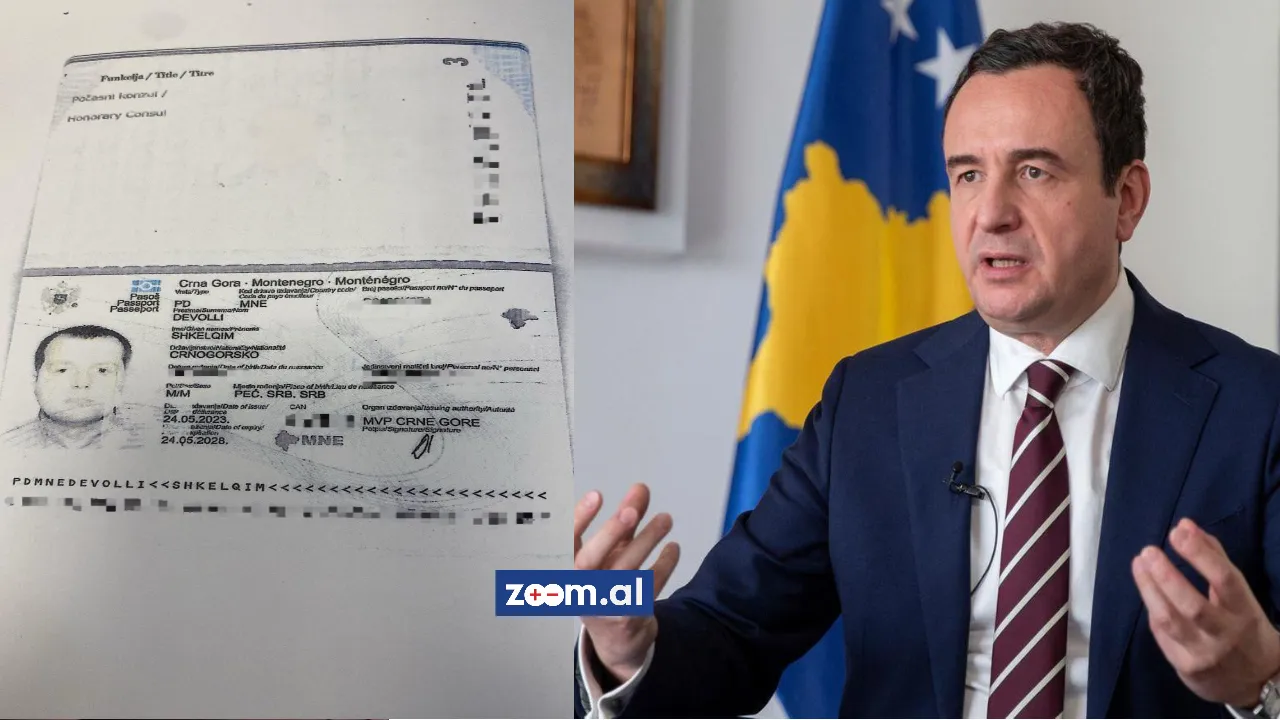 “Peja është Kosovë, kurrë Serbi”/ Albin Kurti sulmon biznesmenin Shkëlqim Devolli, i publikon pasaportën 