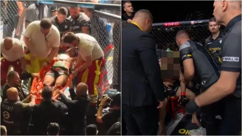 Duel i frikshëm/ Sportisti shqiptar humb ndjenjat pas goditjeve në kokë (VIDEO)