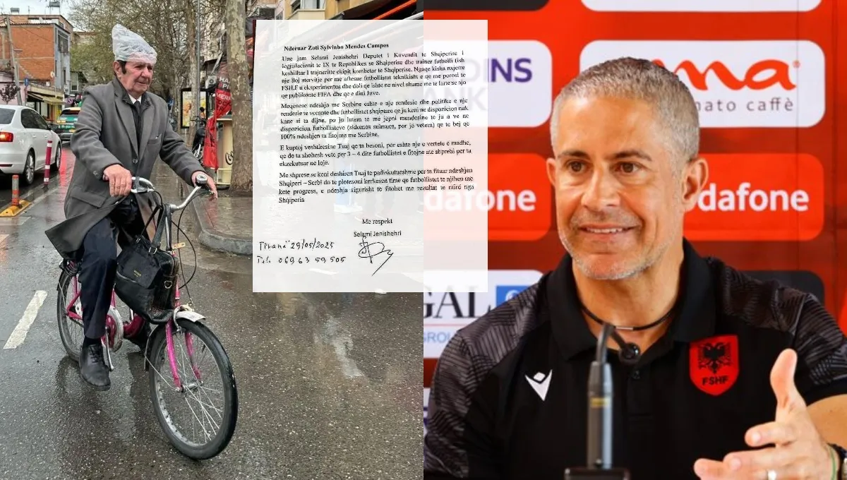 Deputeti shqiptar letër Silvinjos: Më lejo ta stërvis unë Kombëtaren për përballjen me Serbinë. 3-4 ditë më duhen!