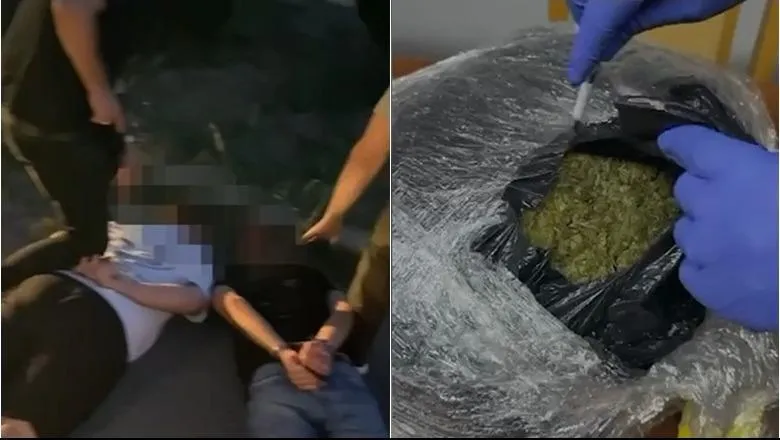 VIDEO/ 5 të rinj me drogë tentojnë të arratisen, policia i shtrin përtokë