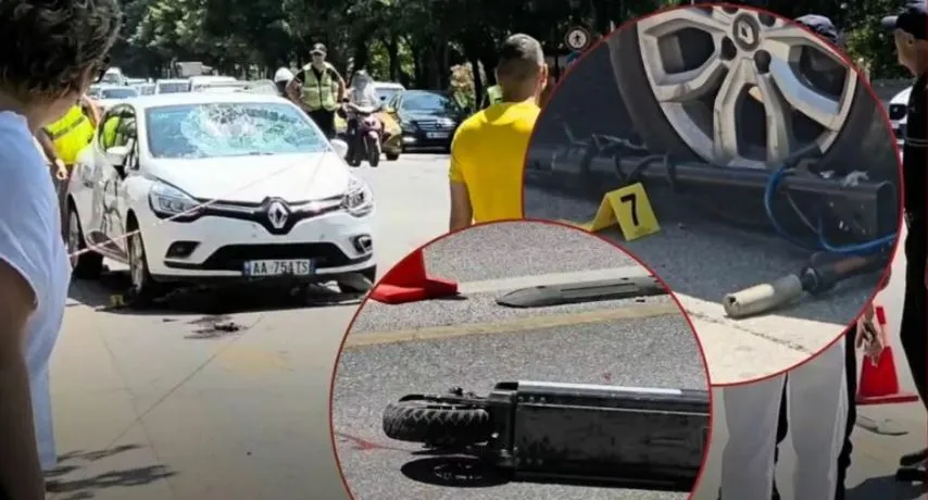 Aksidentoi tre të miturit me monopatinë në Tiranë, lihet në arrest shtëpie shoferi