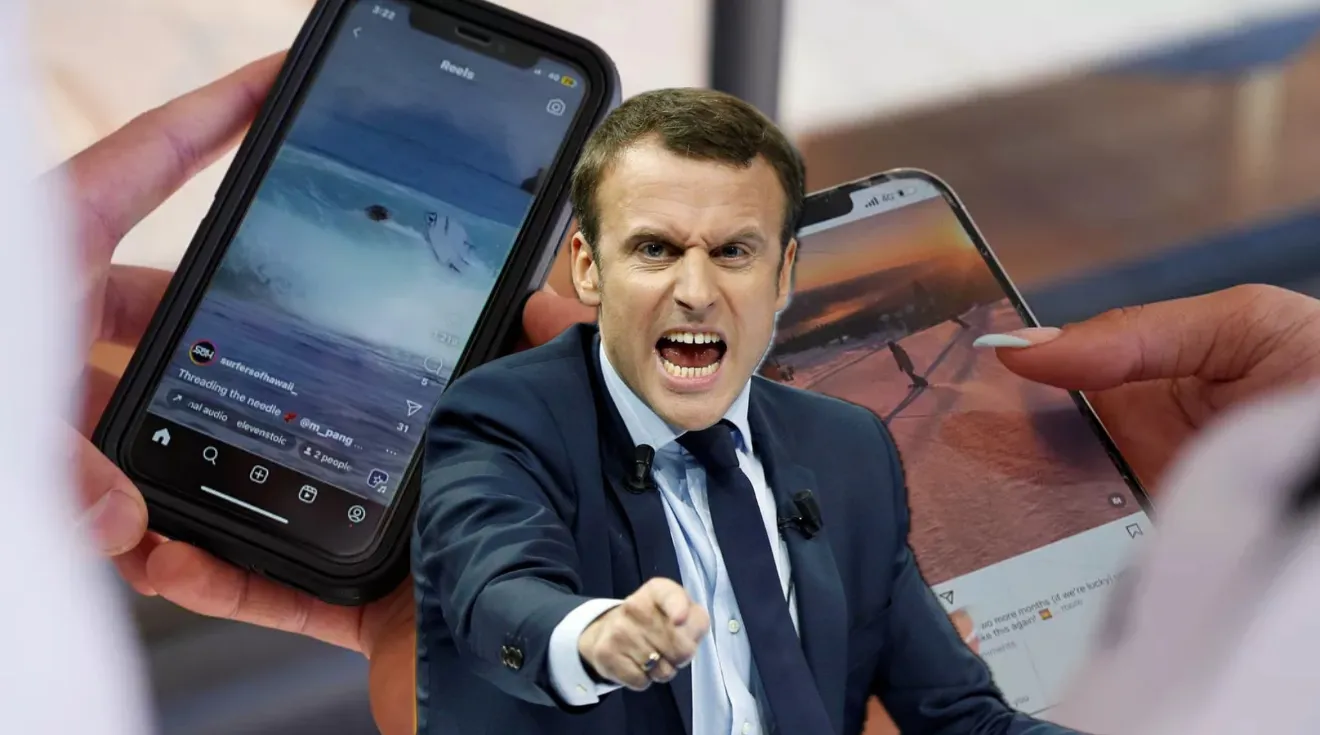 Macron sfidon platformat: Nën 15 vjeç, jashtë rrjeteve sociale