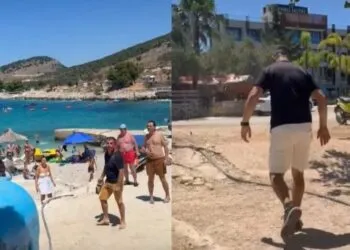 “O plehrë ça bëre”/ Sherr në Ksamil! Zihen dy persona, njëri i gj*kosur