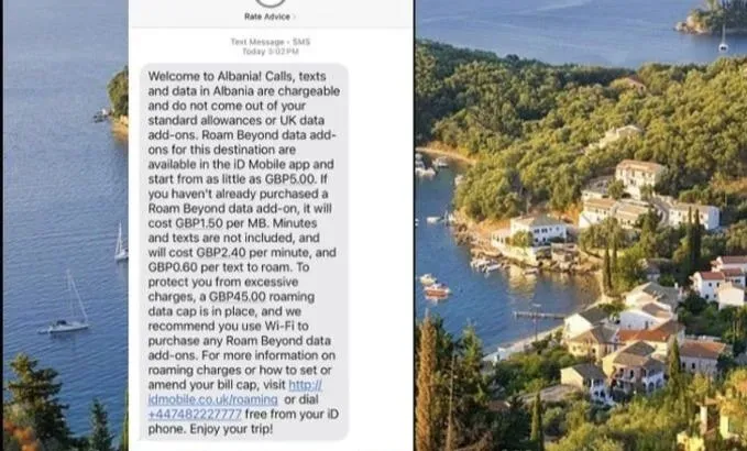 “Mirë se vini në Shqipëri”, SMS-ja që u kushtoi qindra paund turistëve britanikë në Korfuz