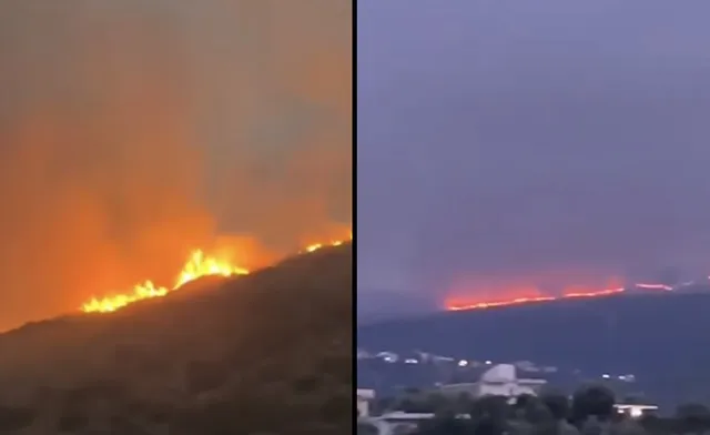 Situatë e frikshme në Vlorë, flakët pushtojnë Kaninën 