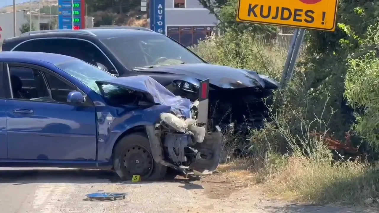 Aksident i trefishtë në Korçë, disa të plagosur