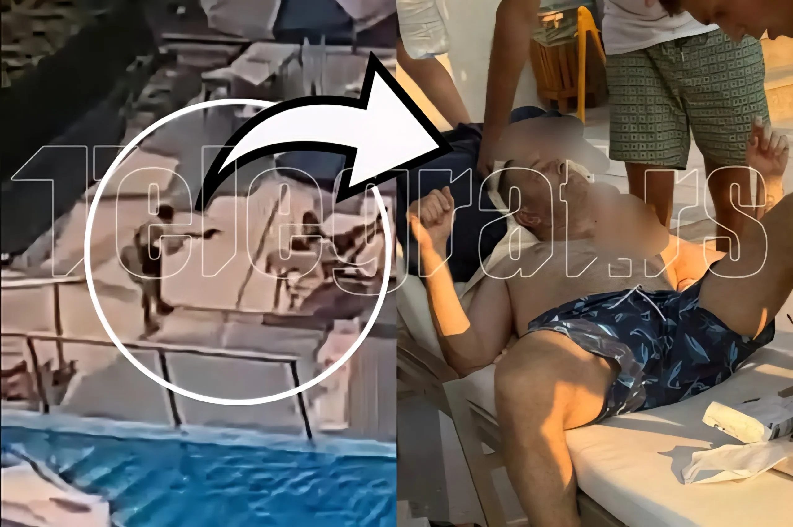 VIDEO/ Atentat kriminelit, momenti kur qëllohet pranë pishinës