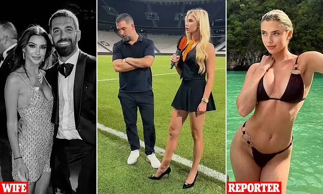 Momenti i sikletshëm i trajnerit, përpiqet me “dëshpërim” të shmangë shikimin me gazetaren provokuese, të martuar me lojtarin e tij