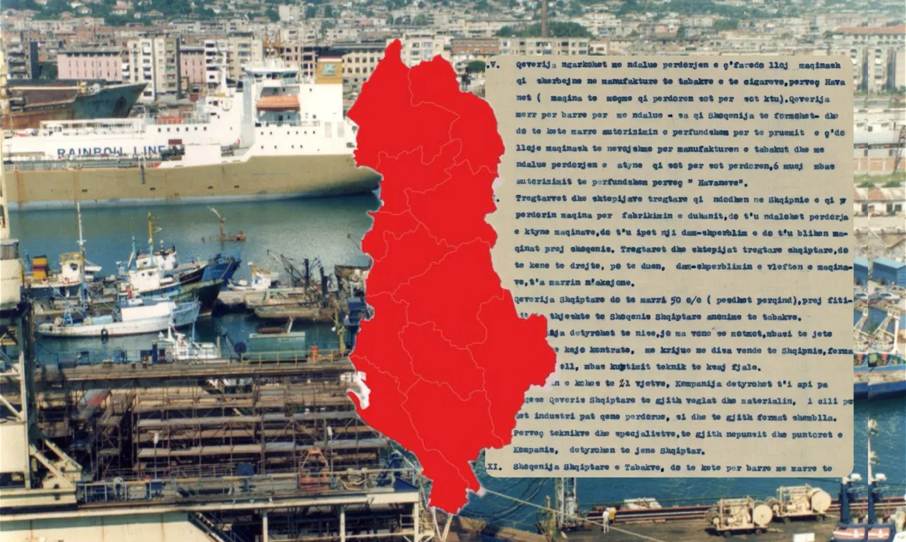 Koncesioni i vitit 1921 për cigaret, nga partneriteti te dhurimi i pasurive si afera e Portit të Durrësit