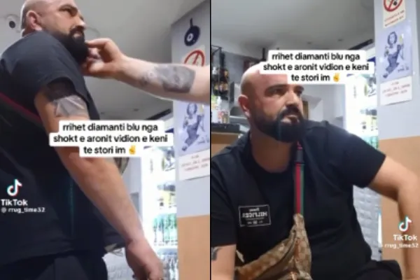 VIDEO/ Tatuazhi që mund të zbulojë se kush e rrahu live “Diamantin blu”