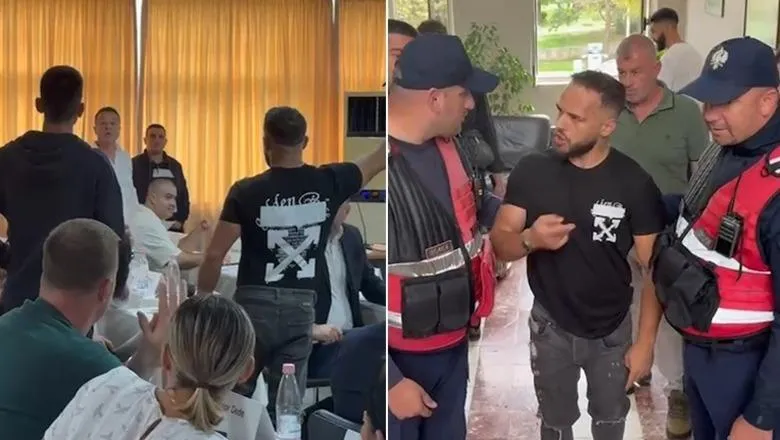 VIDEO/ Qytetari në Vlorë ndërpret mbledhjen e Këshillit bashkiak: S’jam shpronësuar, 5 vite do dëgjojmë këta plehrat?!