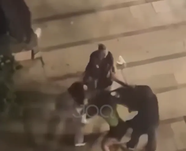 3 kundër 1/ Del video e sherrit mes vajzave në Durrës