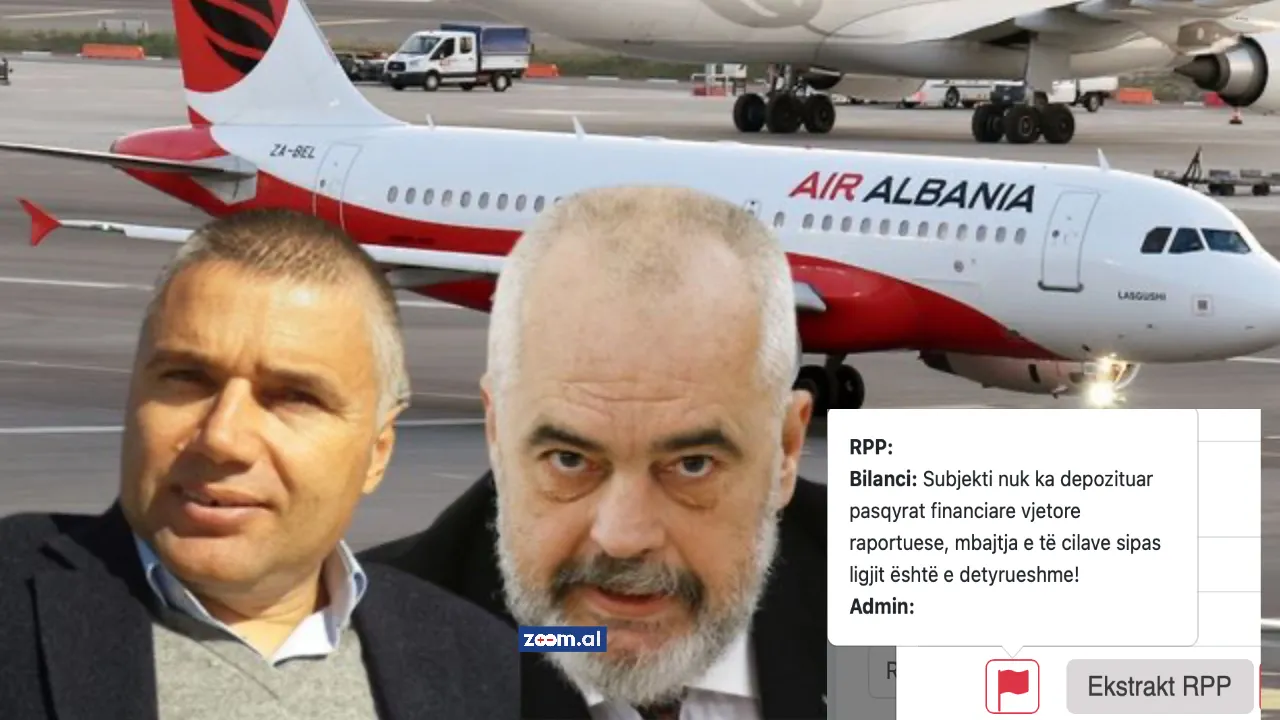 “Air Albania” në buzë të greminës. Prej 6 vjetësh fsheh bilancet, milionat e borxheve dhe marrëveshjen e dyshimtë për avionin e Ramës