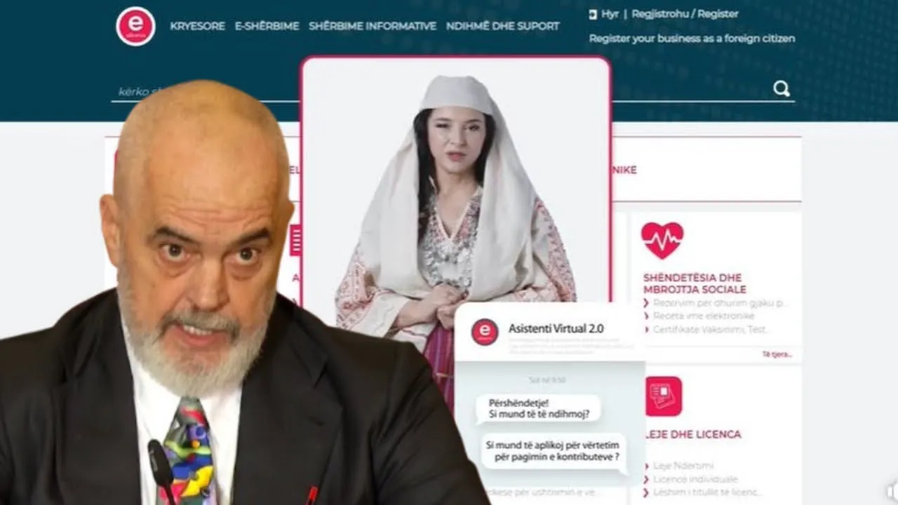 Diella s’merr komandat/ Si ministrja virtuale turpëroi Mirlindën e AKSHI-t para Ramës (video)