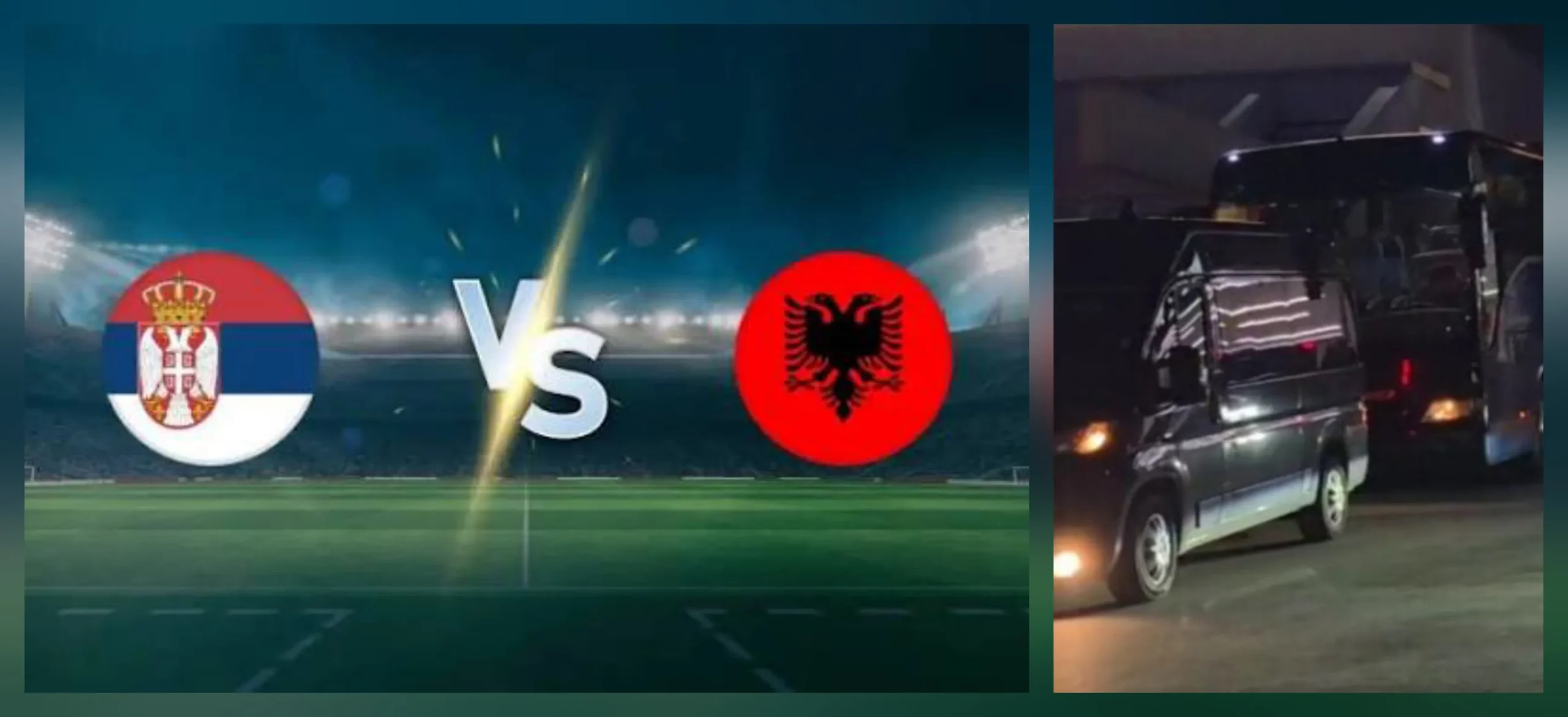 Pak minuta para sfidës, Kombëtarja Shqiptare niset për në stadium e rrethuar nga policia
