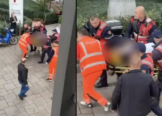 Pamje të rënda / Momenti kur gjyqtari Astrit Kalaja nxirret i plagosur nga salla e gjyqit