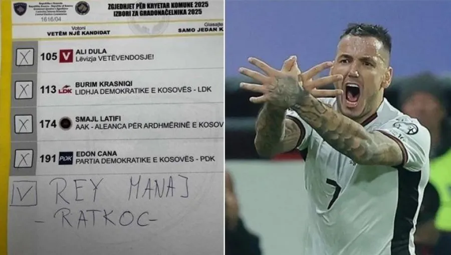 Në Kosovë “votojnë” Rey Manajn për kryetar komune