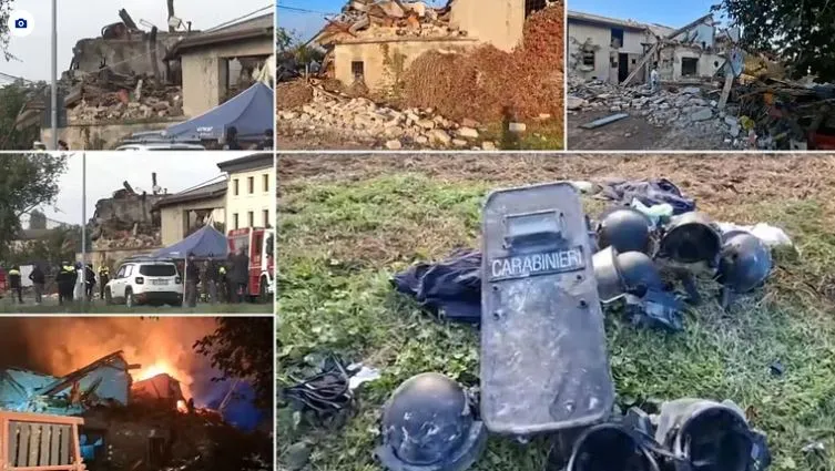 E rëndë në Verona/ Pronarët hedhin në erë banesën e tyre gjatë ndërhyrjes policore, vdesin 3 karabinierë