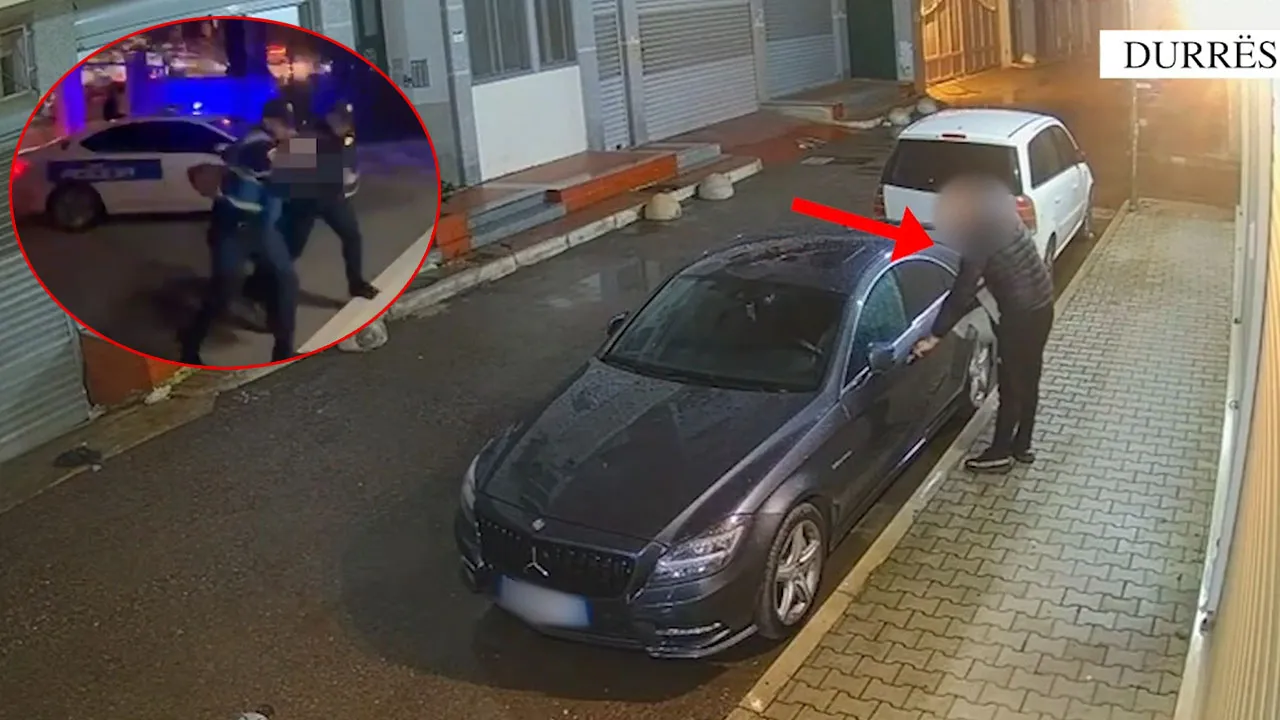 VIDEO/ Arrestohet grabitësi me biçikletë në Durrës