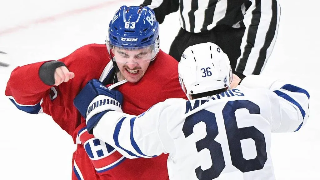 Florian Xhekaj debuton përkrah vëllait të tij në NHL, përleshja me kundërshtarin që shkaktoi brohorima e entuziazëm