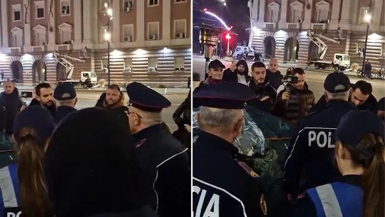 VIDEO/ Tensione poshtë Kryeministrisë, policia përplaset me protestuesit