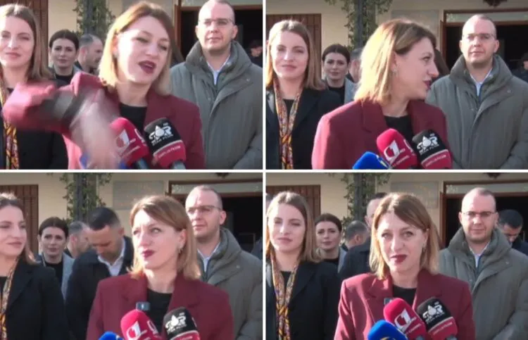 VIDEO/ Prefektja e Shkodrës bëhet lëmsh me urimin për Krishtlindjen, gazetarët: Je live