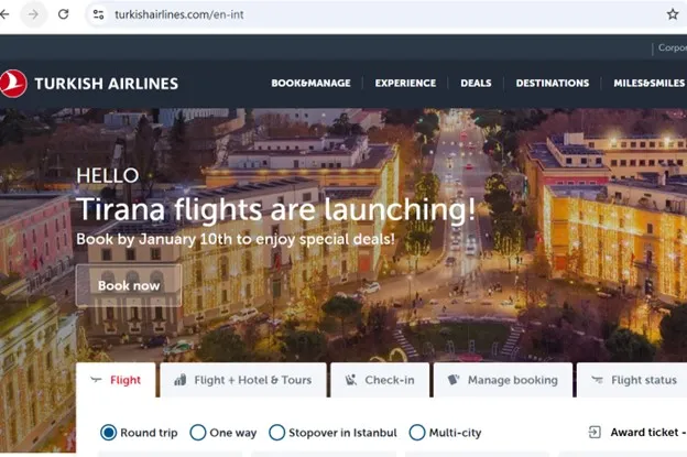 Turkish Airlines sposton Air Albania, do fillojë fluturimet me Tiranën, të dyja po shesin bileta!