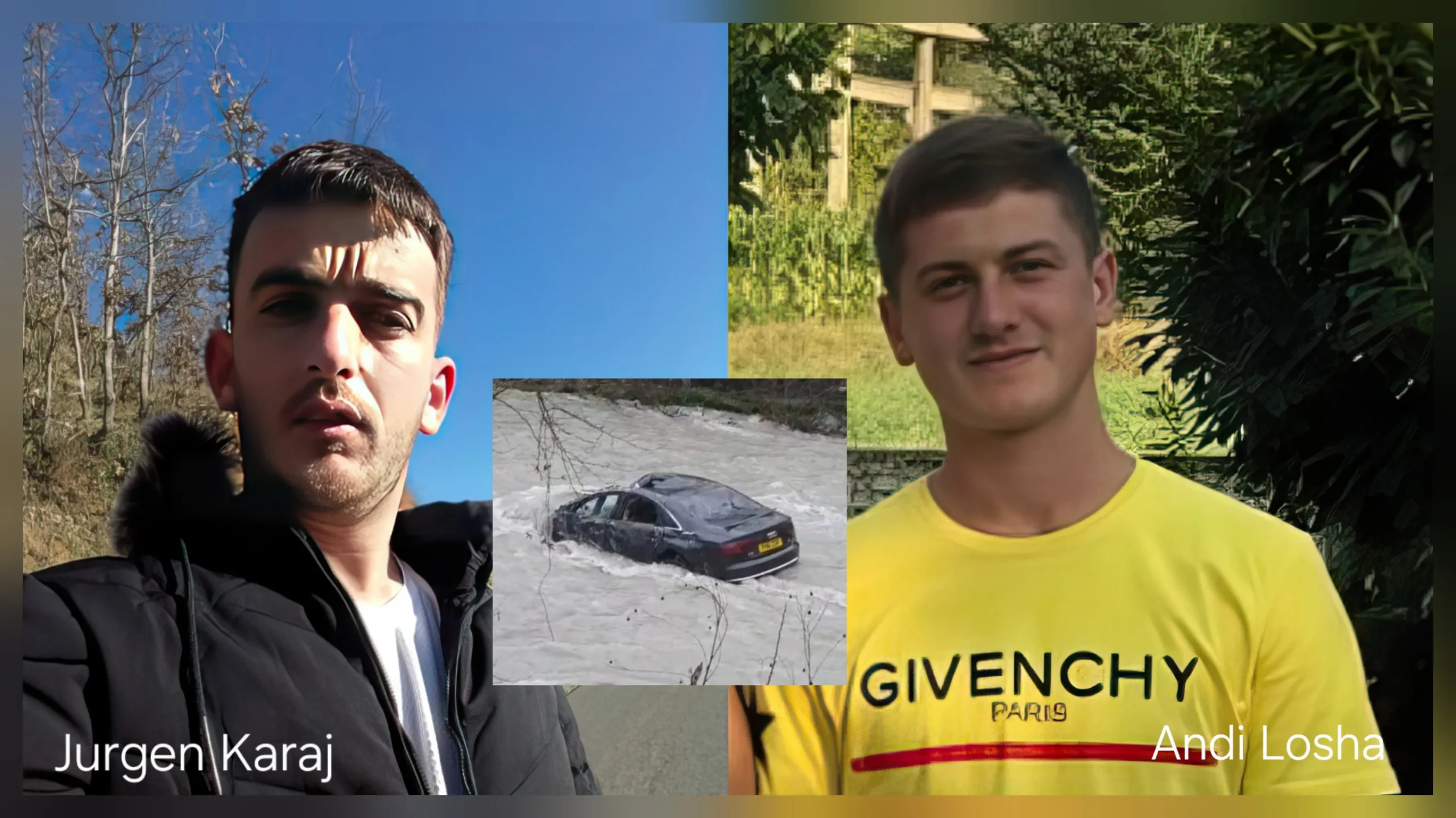 E braktisi shoku/ Asnjë gjurmë nga Jurgen Karaj që u aksidentua me makinë, vijojnë kërkimet
