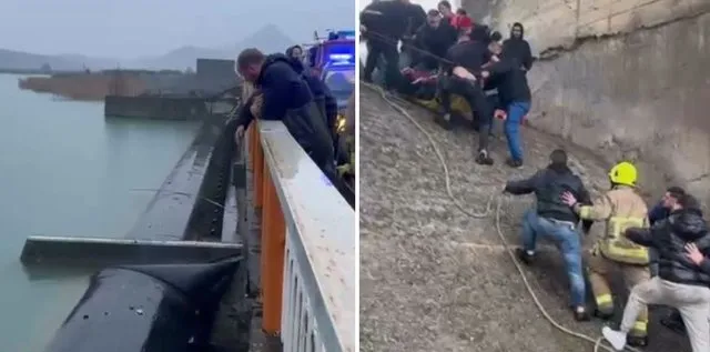 Mjeti “fluturoi” nga ura në liqenin e Vaut të Dejës, arrestohet shoferi! Pasagjeri 22-vjeçar dërgohet tek Trauma