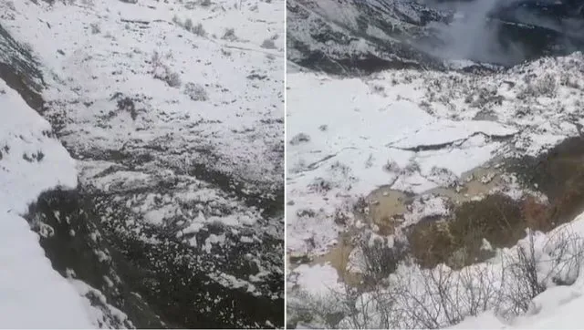 Rrëshqitje masive dheu në Përmet, rrezikohet jeta e banorëve