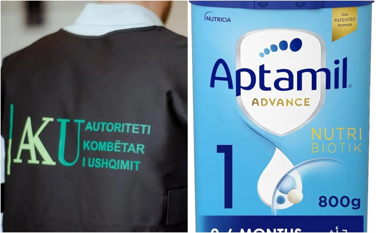 Qumështi për bebe “Aptamil” me prani toksinash, AKU tërheq produktin nga tregu