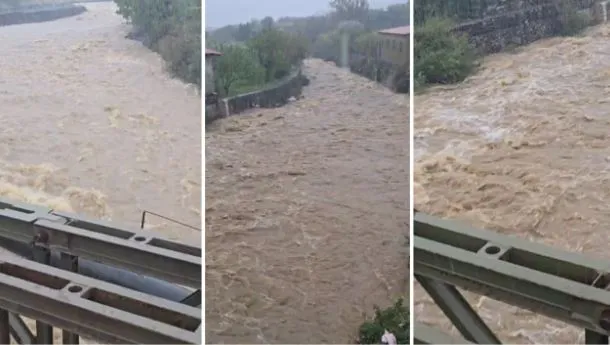 Lumi Seman del nga shtrati, përmbyten 130 hektarë tokë bujqësore. Edhe Shkumbini në pikë kritike