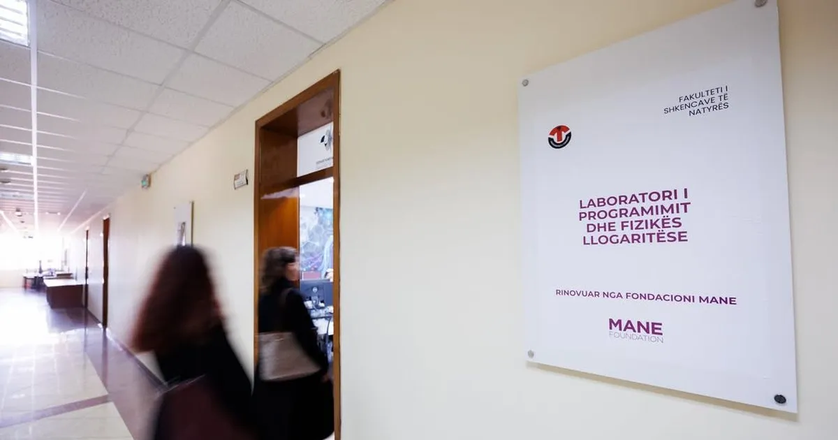 Fondacioni Mane rinovon laboratorin në Fakultetin e Shkencave të Natyrës
