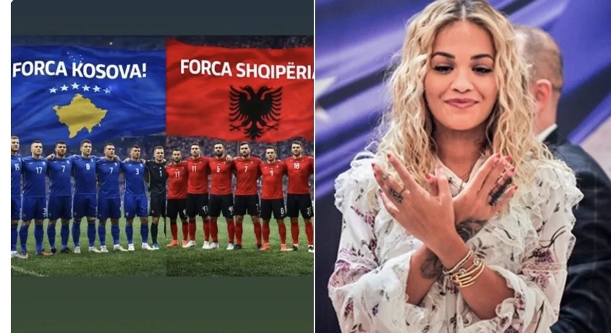 Kualifikueset e Kupës së Botës/ Rita Ora shpreh mbështetjen për Shqipërinë dhe Kosovën: Paçi fat