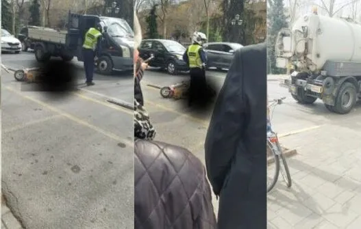 Aksident tragjik në Tiranë/ Autoboti i ujit përplas për vdekje gruan që qarkullonte me motoçikletë