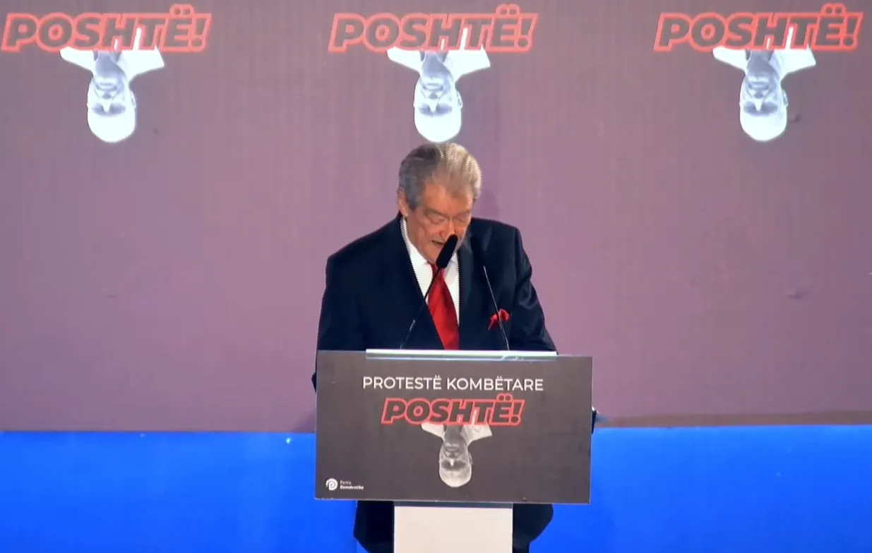 Protesta, Berisha: Jemi shpëtimi i vetëm nga narkoshteti!