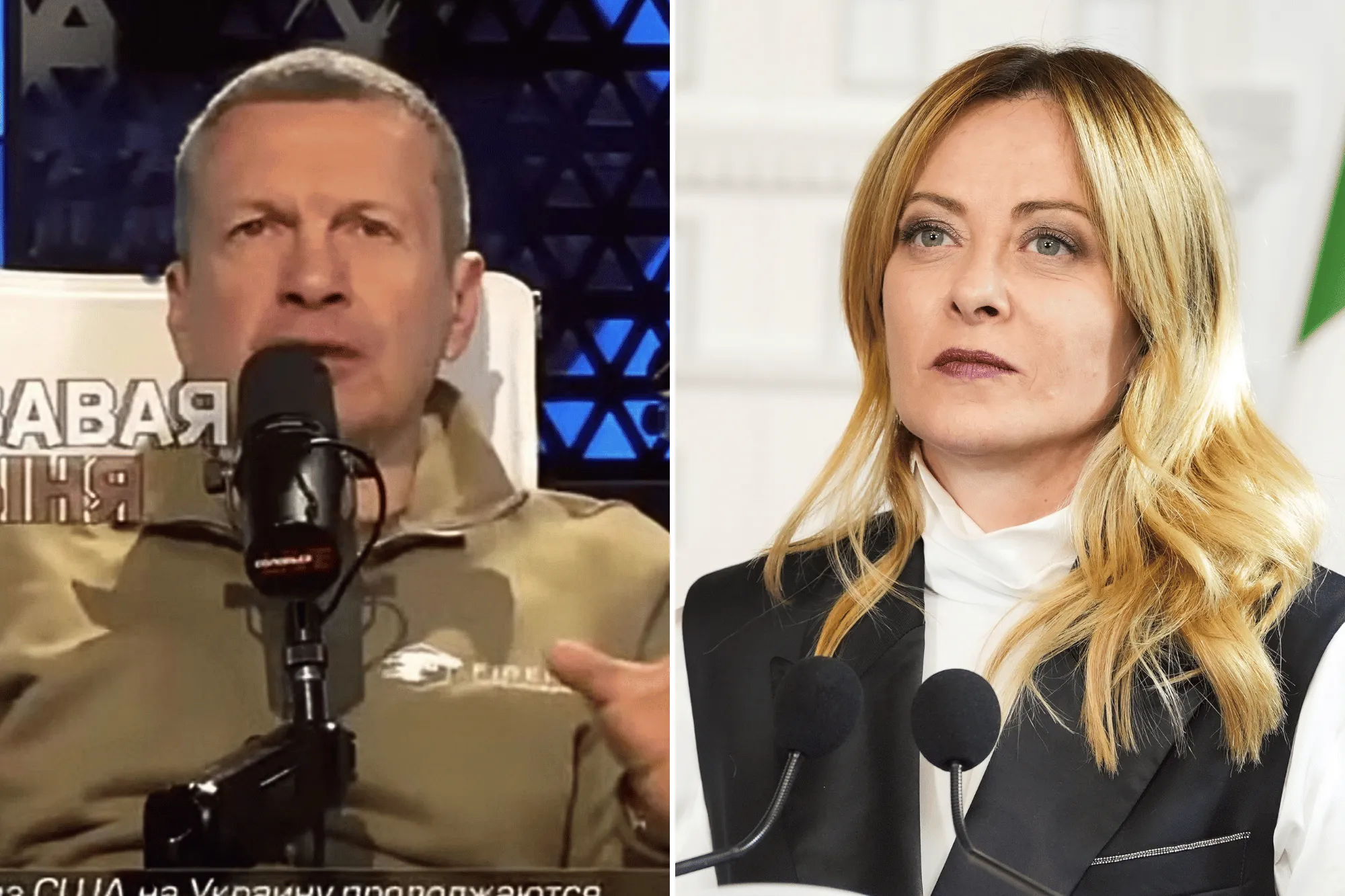 “Grua e keqe, tradhtare dhe fashiste”, gazetari rus fyen publikisht Melonin. Reagon ashpër Italia