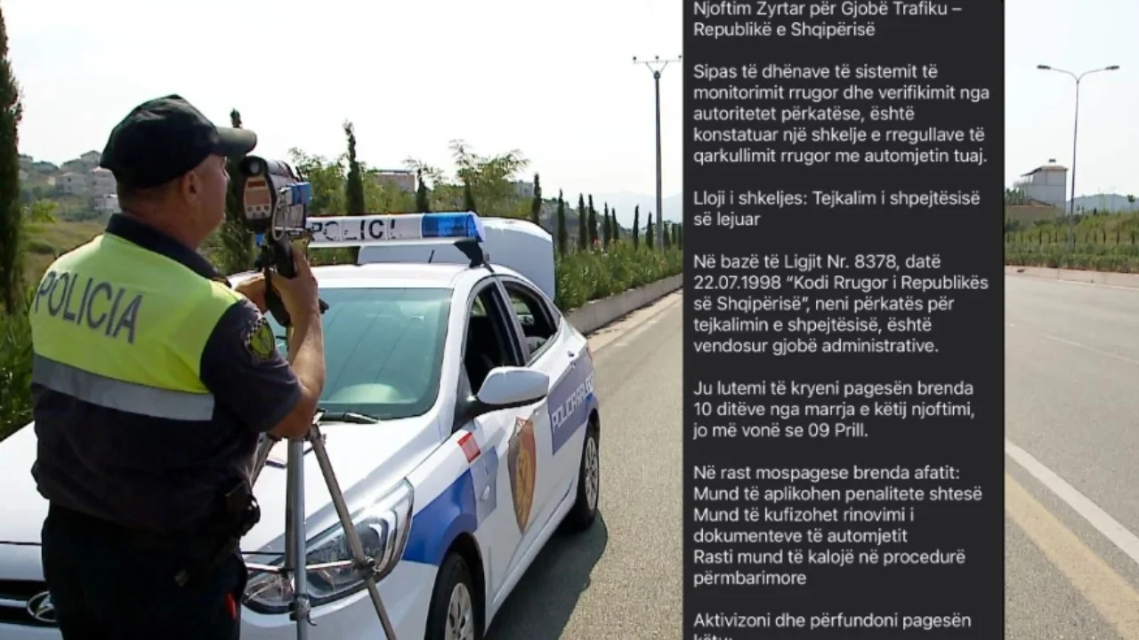 Mashtrim i ri online me gjobat e makinave, policia jep alarmin