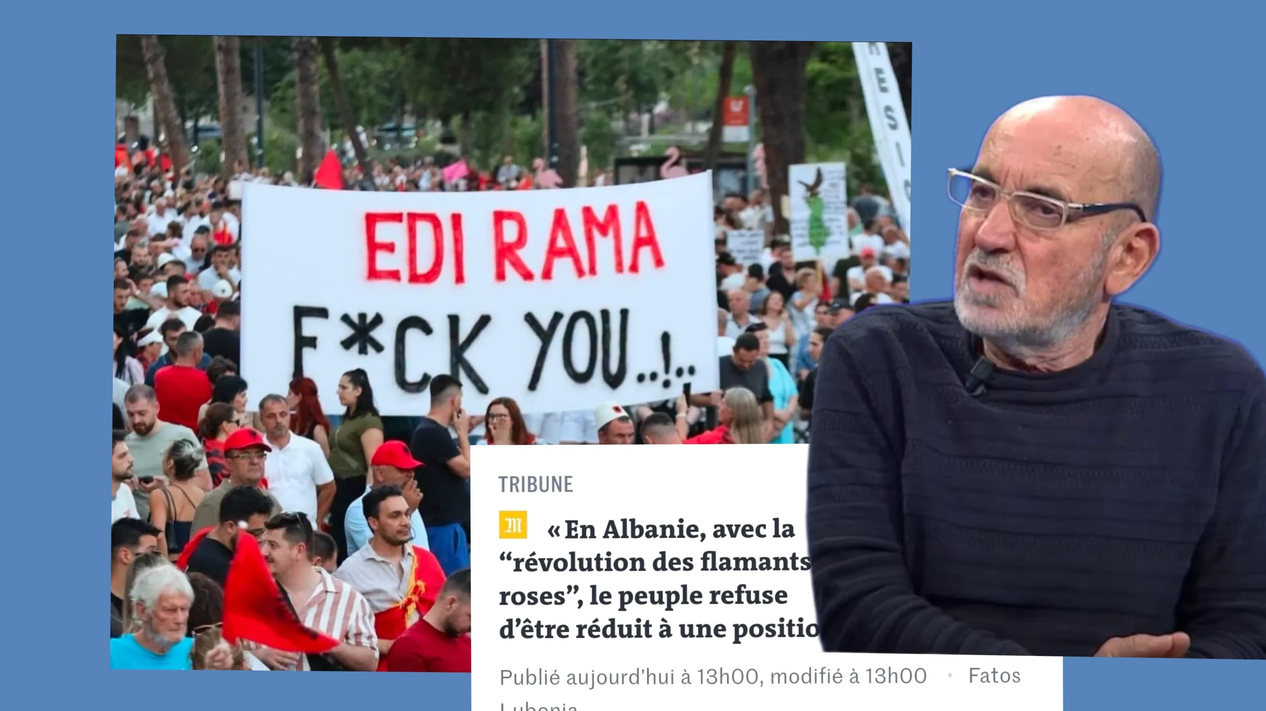 “Shqipëria po nxirret në ankand”/ Fatos Lubonja në “Le Monde”: Revolucioni i Flamingove sfidon pushtetin e Ramës